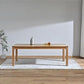 Denby 9 Pce. Messmate Timber Dining Table Light Smoke 210cm/8 Dolores Fabric Dining Chairs