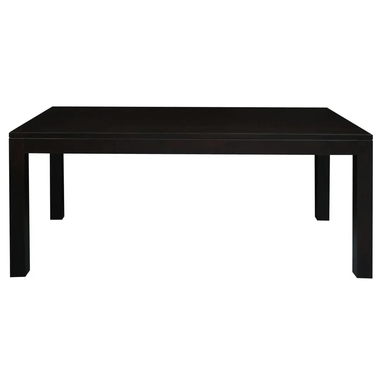 Tanaka Solid Mahogany Dining Table, 180cm in Chocolate - Chocolate Wood