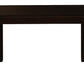 TANAKA SOLID MAHOGANY DINING TABLE IN CHOCOLATE 150CM - MyChocolateWood