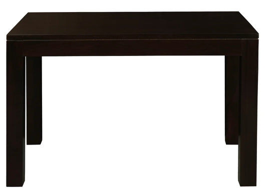 TANAKA SOLID MAHOGANY DINING TABLE IN CHOCOLATE 150CM - MyChocolateWood