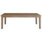 ATHENA EUCALYPTUS TIMBER OUTDOOR DINING TABLE NATURAL 220CM