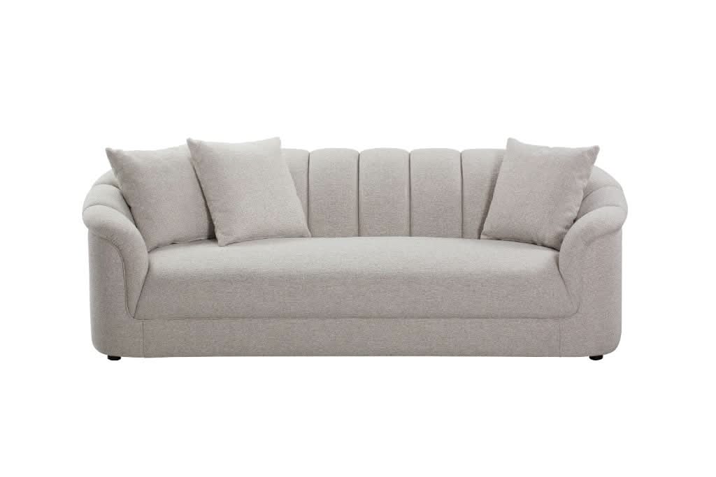 WALDEN FABRIC 3-SEATER SOFA BEIGE