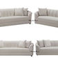 WALDEN FABRIC 3-SEATER SOFA BEIGE