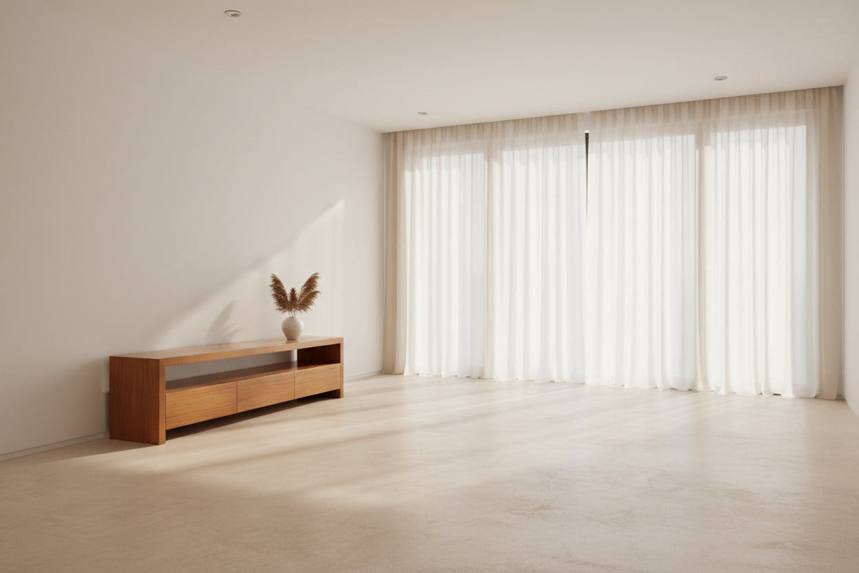 LANNA LOWLINE 3 DRAWER TV/ENTERTAINMENT UNIT IN TASSIE OAK