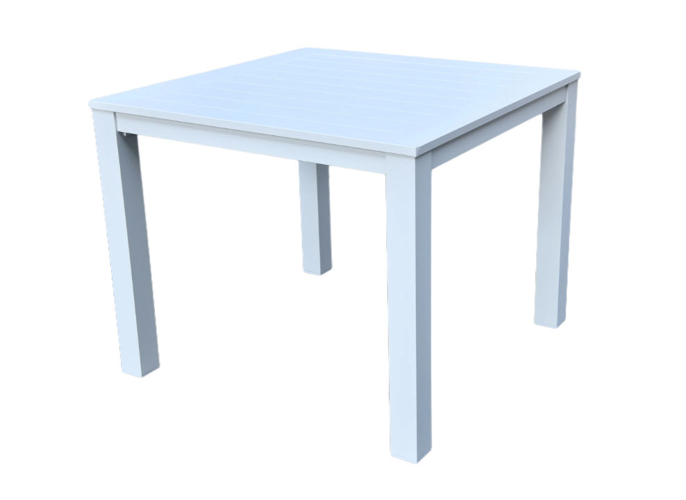 Finnigan 5 pce. Outdoor Aluminium Dining Set in White/Grey