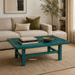 Brielle Solid Pine Coffee Table - Teal