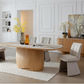 Montilla Ash Veneer Base/ Marble Look Ceramic Table Top Dining Table 220cm