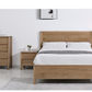 Jinetta Solid Messmate Timber Queen Bed Light Smoke