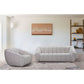BRIELLE FABRIC 3-SEATER SOFA BEIGE - MyChocolateWood