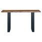 KESHAM MESSMATE  CONSOLE TABLE/HALL TABLE NATURAL/BLACK - MyChocolateWood