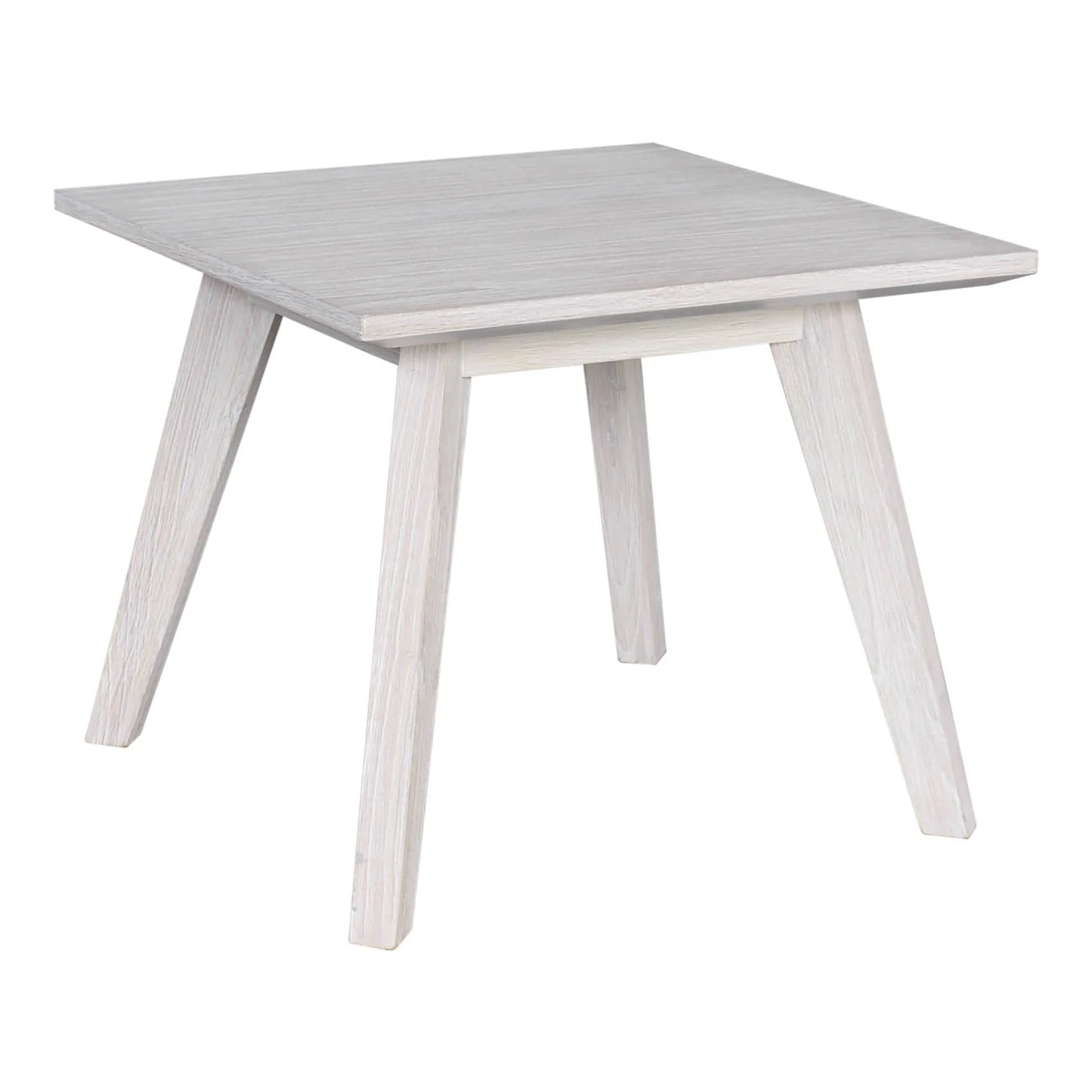 HALIFAX SOLID ACACIA TIMBER LAMP TABLE/SIDETABLE IN BRUSHED WHITE