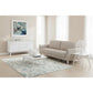 Halifax Solid Acacia Lamp Table / Side Table in Brushed White