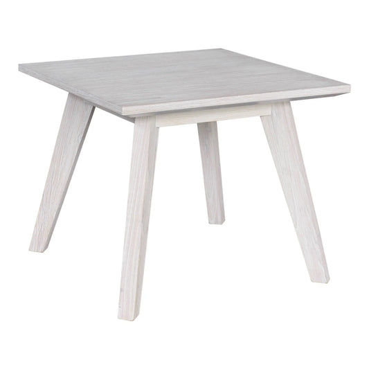 Halifax Solid Acacia Lamp Table / Side Table in Brushed White