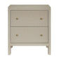 JAYLA LARGE BEIGE 2-DRAWER LARGE BEDSIDE TABLE - MyChocolateWood