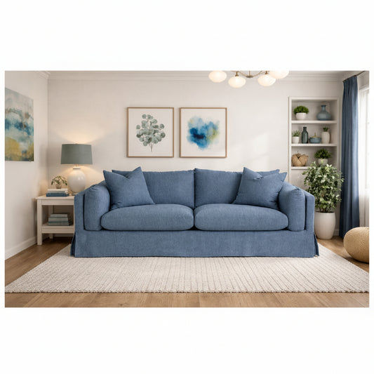 Lark Hamptons Style Slipcover Sofa