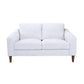 BALLINA FABRIC 2-SEATER SOFA + 3-SEATER  SOFA PLATINUM - MyChocolateWood