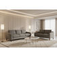 BALLINA FABRIC 2-SEATER SOFA + 3-SEATER  SOFA GRANITE - MyChocolateWood
