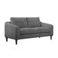 BALLINA FABRIC 2-SEATER SOFA GRANITE - MyChocolateWood
