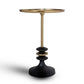 GREGOR INDUSTRIAL IRON LOFT ACCENT TABLE/SIDE TABLE/LAMP TABLE - MyChocolateWood
