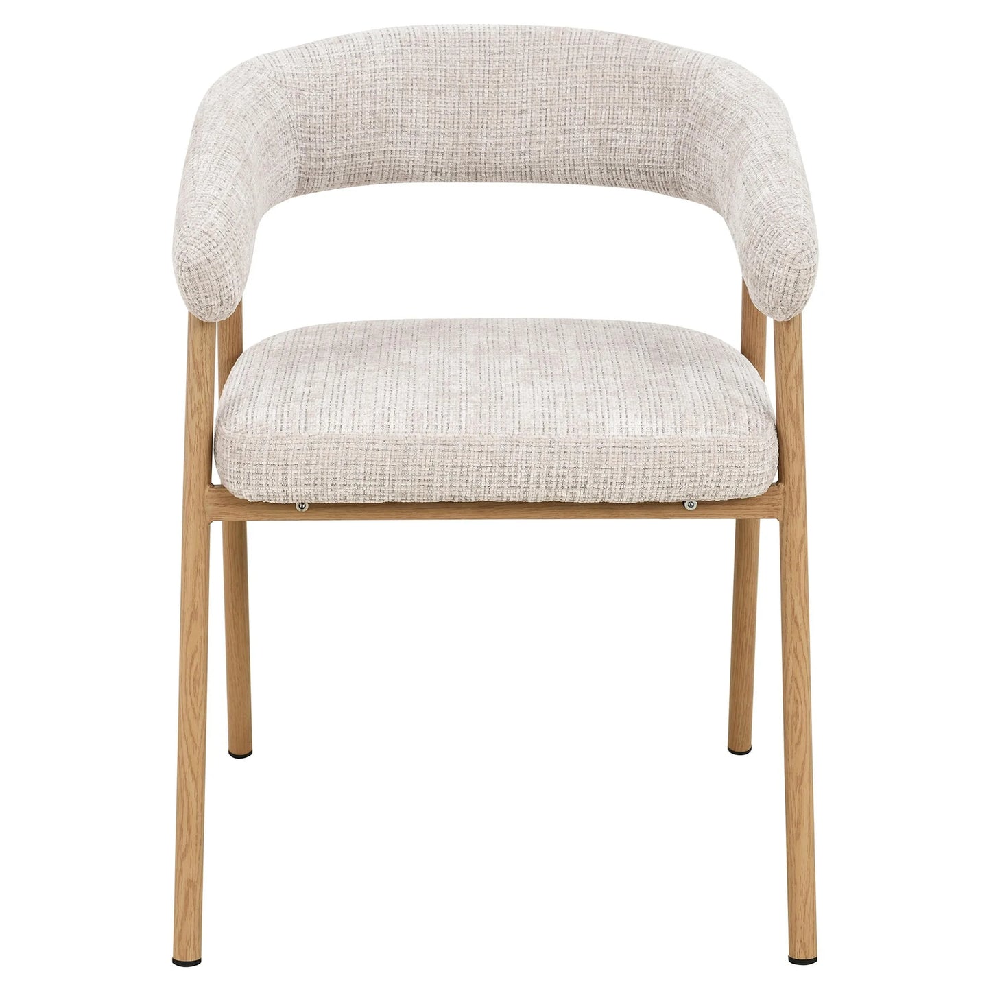 Lyra Dining Chair - Oak/Beige