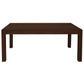 Tanaka Solid Mahogany Dining Table 180cm in Mahogany - Chocolate Wood