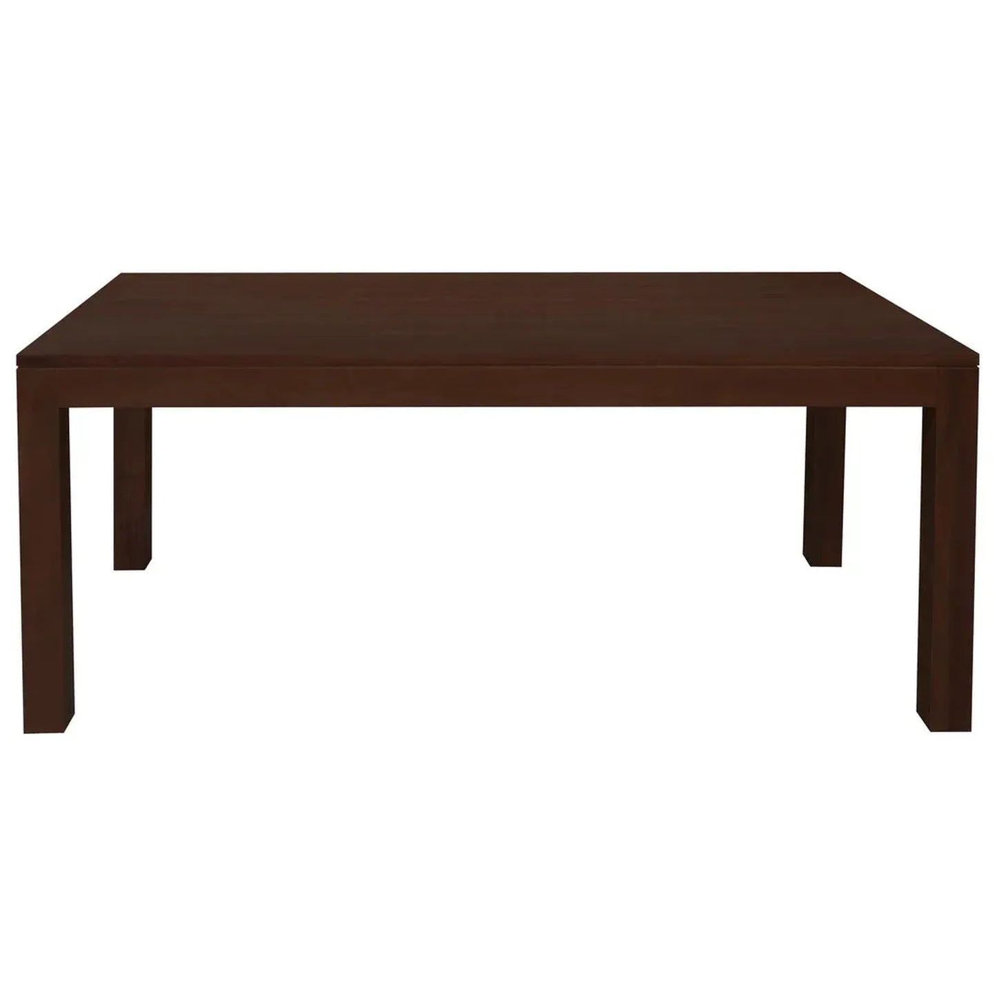 Tanaka Solid Mahogany Dining Table 180cm in Mahogany - Chocolate Wood