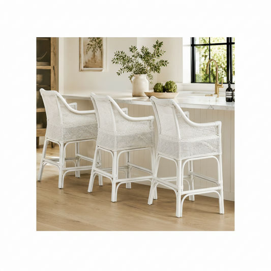 Malibu Hamptons Rattan Counter Stool