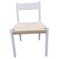 ONDINA BIRCH TIMBER DINING CHAIR WHITE/NATURAL - MyChocolateWood
