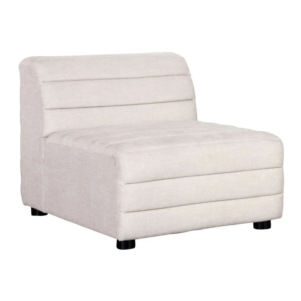 MEREDITH  OCCASIONAL CHAIR LOUNGE CHAIR ARMCHAIR NATURAL LINEN - BEIGE - MyChocolateWood
