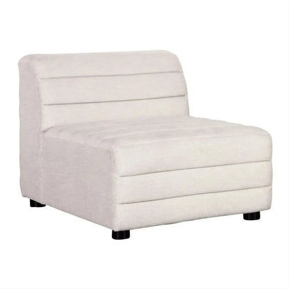 MEREDITH  OCCASIONAL CHAIR LOUNGE CHAIR ARMCHAIR NATURAL LINEN - BEIGE - MyChocolateWood