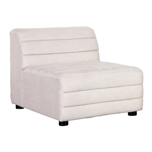 MEREDITH  OCCASIONAL CHAIR LOUNGE CHAIR ARMCHAIR NATURAL LINEN - BEIGE - MyChocolateWood