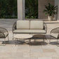 HAVERS 4 PIECE OUTDOOR SOFA SET/LOUNGE SET MOCHA