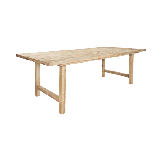 JOELLE PINEWOOD SQUARE DINING TABLE DISTRESSED NATURAL 120CM - MyChocolateWood