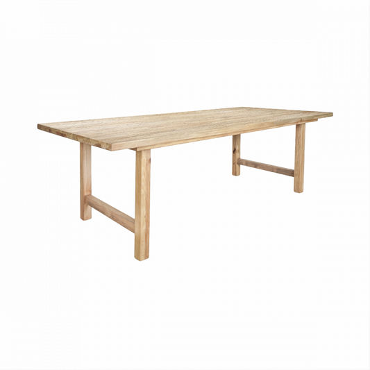 JOELLE PINEWOOD SQUARE DINING TABLE DISTRESSED NATURAL 120CM - MyChocolateWood