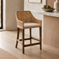 Jenalli Hamptons Rattan Counter Stool