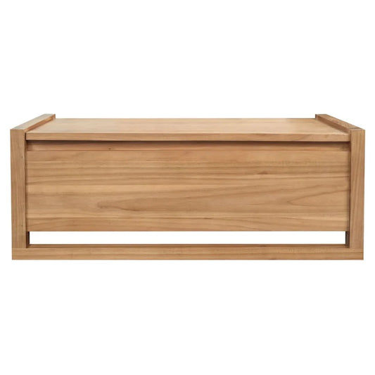 JASPER  SOLID MINDI TIMBER STORAGE BENCH/BLANKET BOX NATURAL (Copy) - MyChocolateWood