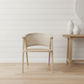 RAVELLA  SOLID ELMWOOD/RATTAN CHAIR KITCHEN CHAIR  DINING CHAIR ACCENT CHAIR NATURAL - MyChocolateWood