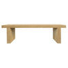 Brentwood Solid Mindi Timber Bench 150cm in Natural - Chocolate Wood