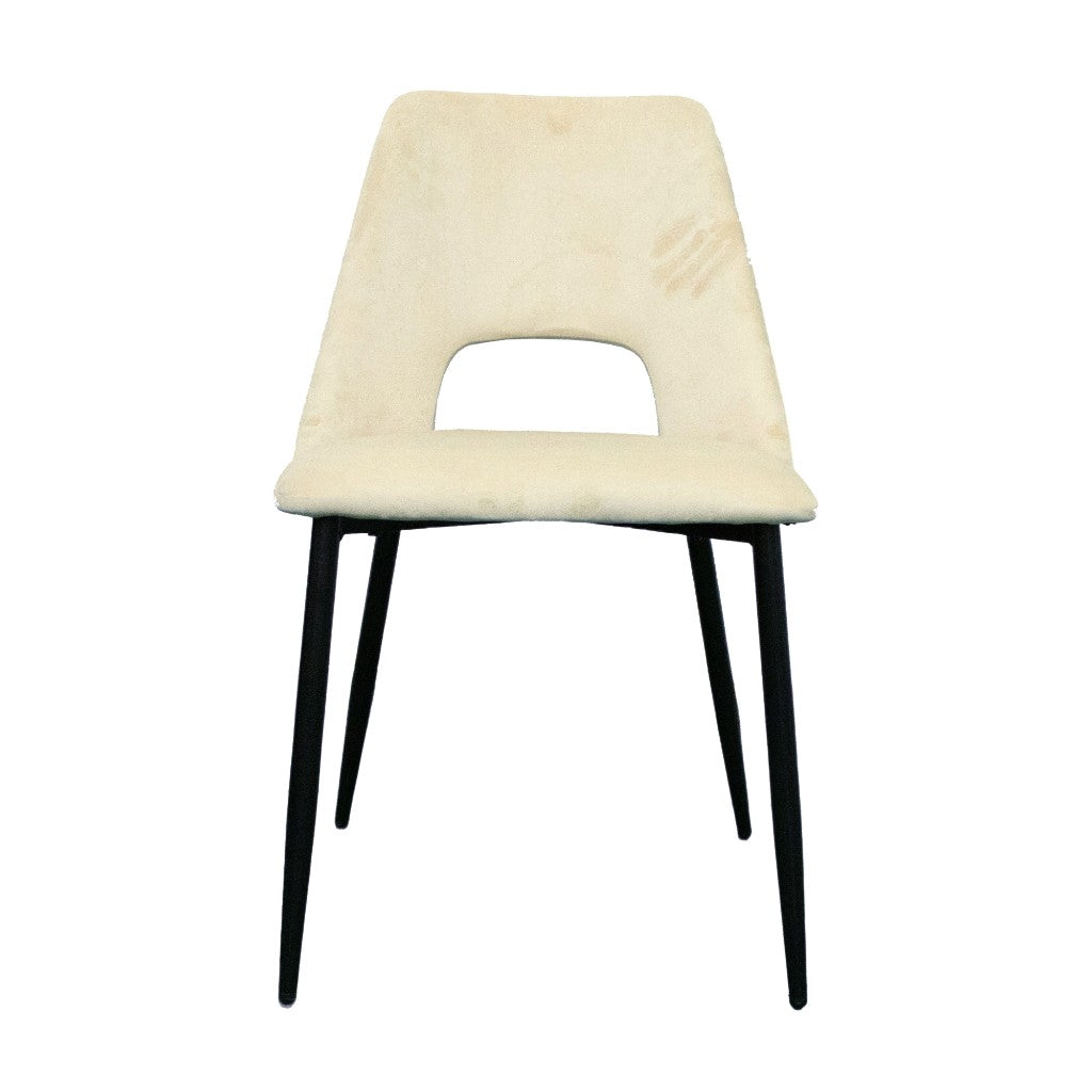 KRISTOF FABRIC DINING CHAIR - OATMEAL