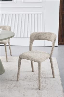 Channing Dining Chair Oat Colour 46x62x79cm - MyChocolateWood
