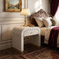 Kenora 1-Drawer Mother of Pearl Hand Inlay Bedside Table