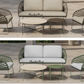 HAVERS 4 PIECE OUTDOOR SOFA SET/LOUNGE SET MOCHA