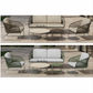 Havers 4-Piece Outdoor Lounge Set - Chocolate Wood