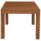 TANAKA SOLID MAHOGANY DINING TABLE IN LIGHT PECAN 90CM - MyChocolateWood