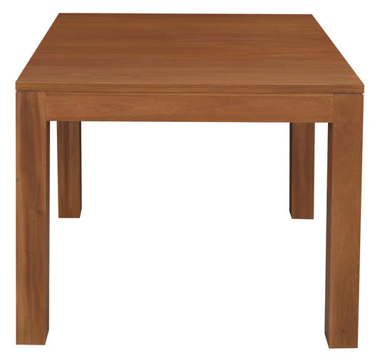 TANAKA SOLID MAHOGANY DINING TABLE IN LIGHT PECAN 90CM - MyChocolateWood