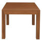 Tanaka Solid Mahogany Dining Table, 90cm in Light Pecan - Chocolate Wood