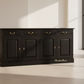 TASMANIA SOLID MAHOGANY BUFFET SIDEBOARD 4 DOORS AND 4 DRAWERS IN CHOCOLATE - MyChocolateWood