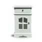 Rae Premium Mahogany Side Table/Lamp Table White