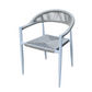 Allerton Aluminium/Rope Look Wicker Design Outdoor Dining Chair