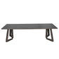 CARLSBAD MANGO WOOD DINING TABLE 220CM BLACK